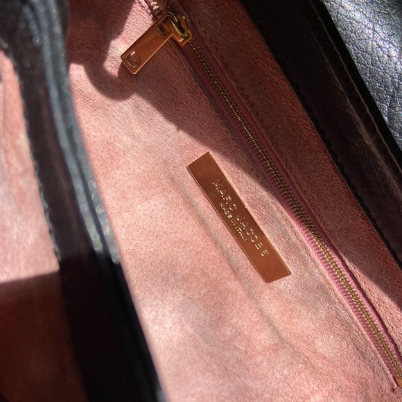 Marc Jacobs Suede and Leather Shoulder Bag, Black - Picture 5 of 6